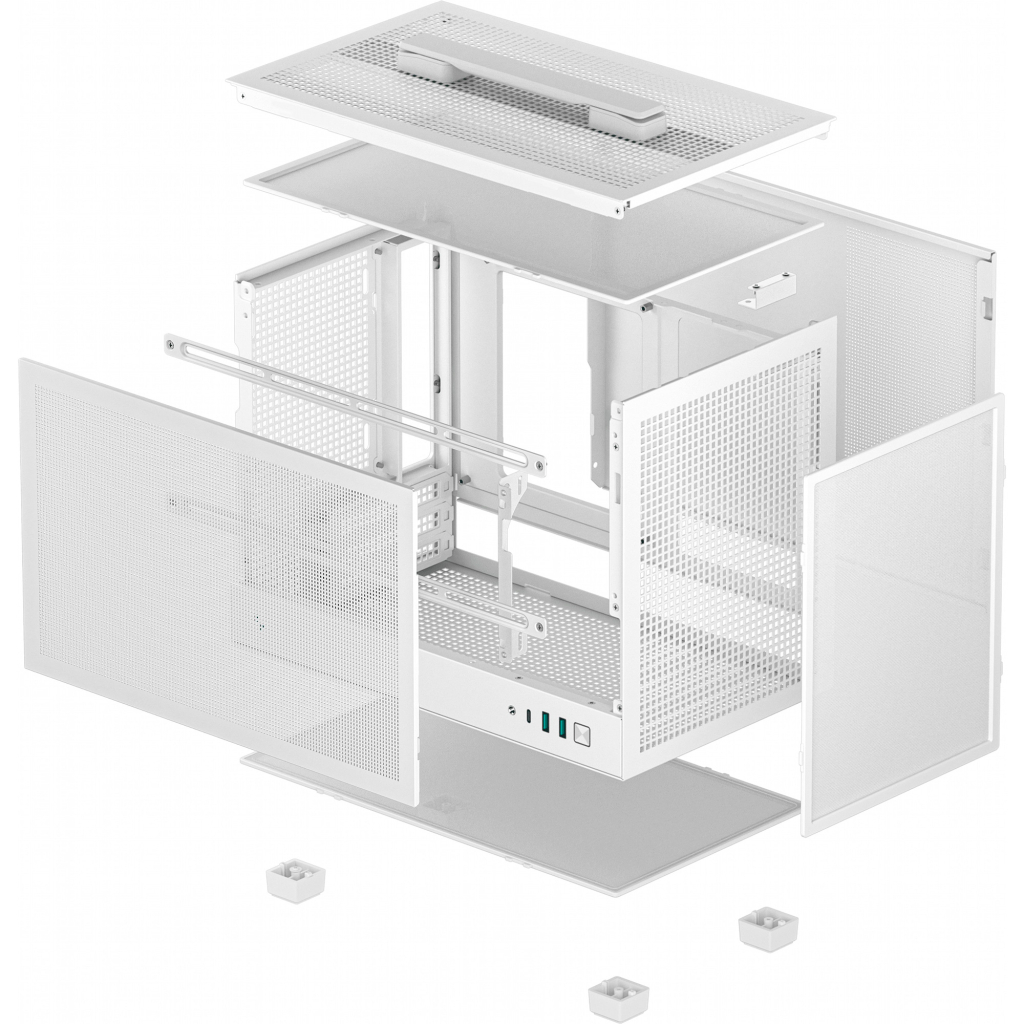 Корпус Deepcool CH160 MESH WH - зображення 10
