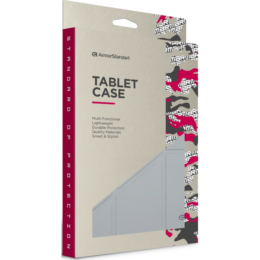 Чохол до планшета Armorstandart Y-Type PEN Samsung Galaxy Tab S9 / S9 FE / S10 FE Gray (ARM85520) - зображення 9