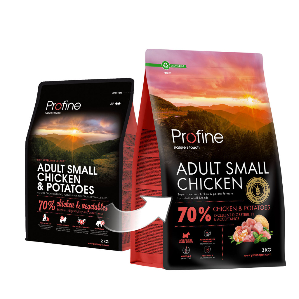 Сухий корм для собак Profine Small Chicken and Potatoes для дорослих собак дрібних порід 3 кг (8595602569991) - зображення 4