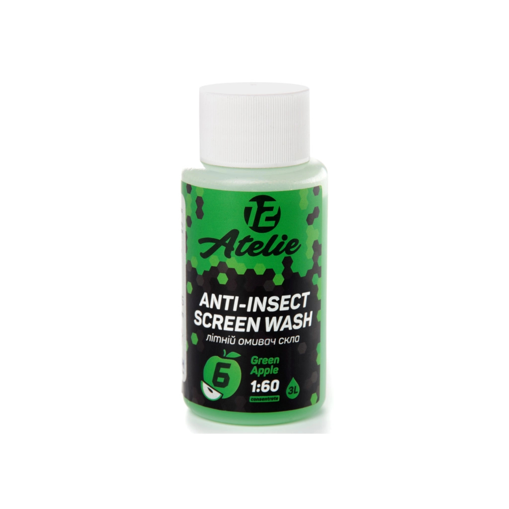 Омивач автомобільний 12 Atelie коцентрат з ароматом Зелене яблуко 50 мл (951905) - зображення 1
