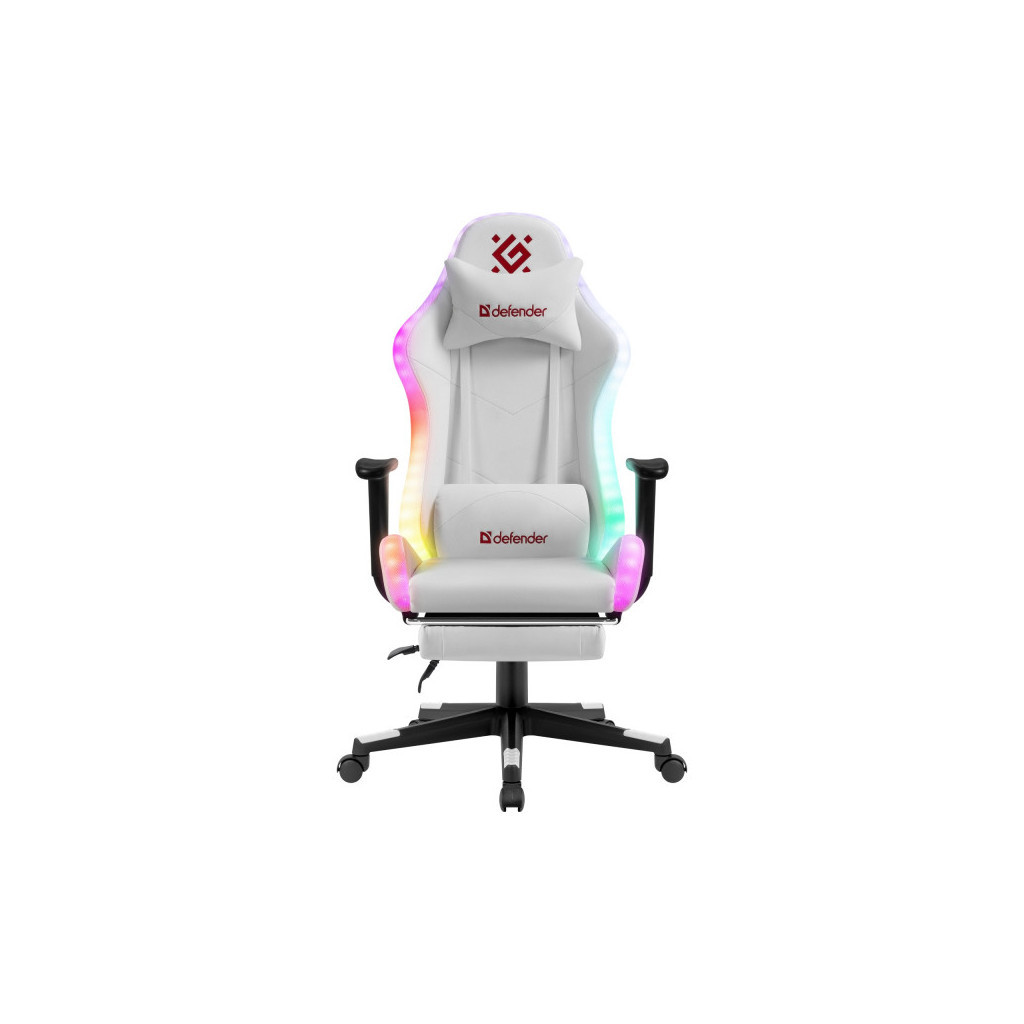 Крісло ігрове Defender Watcher RGB White (64336) - зображення 6