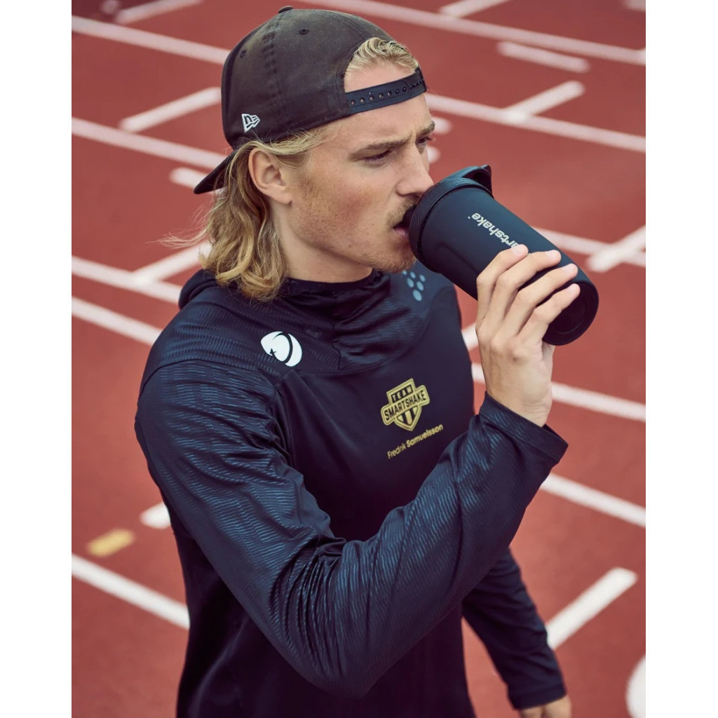 Шейкер спортивний SmartShake Reforce Stainless Steel 30oz/900ml Black (11150103) - зображення 6