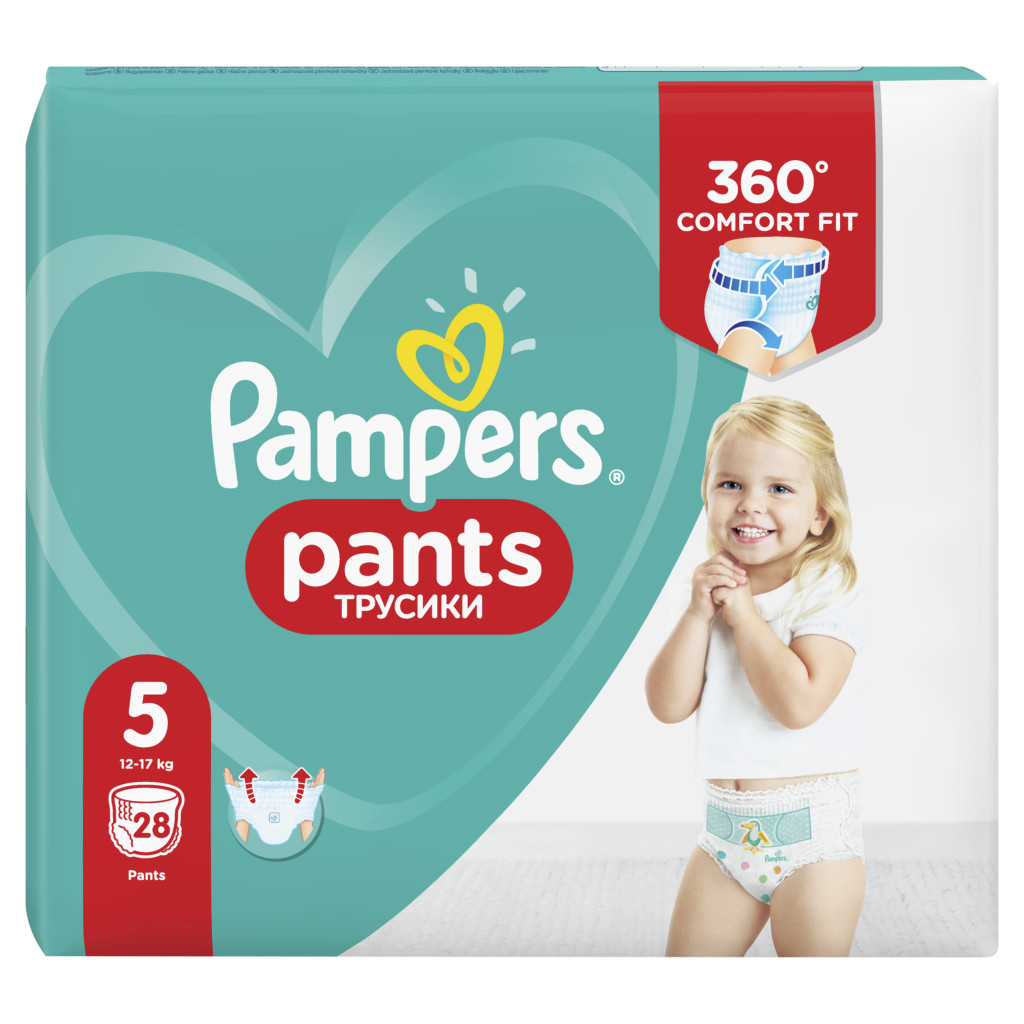 Підгузки Pampers Pants Junior 5 (12-17 кг), 28 шт (8001090414298) - зображення 2