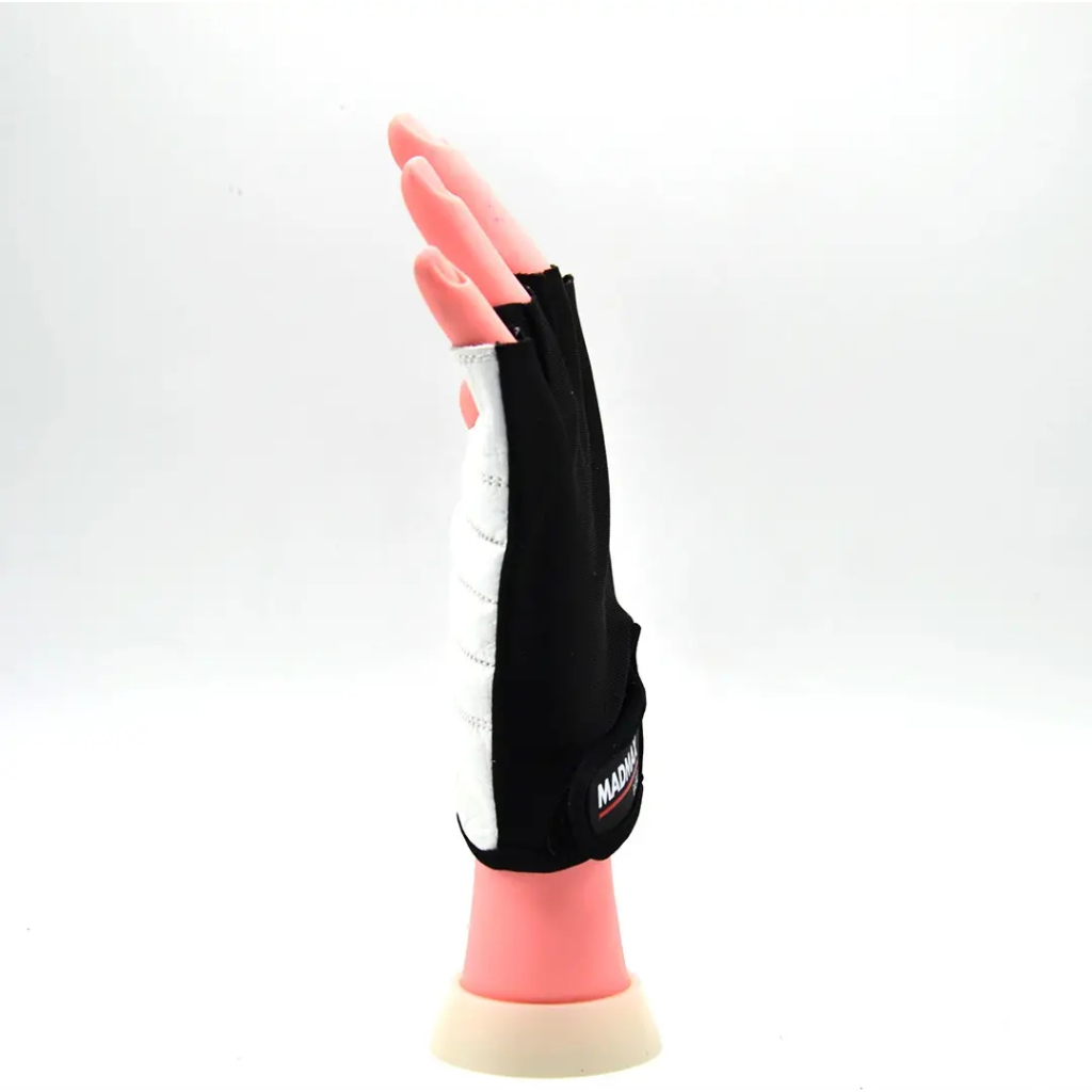 Рукавички для фітнесу MadMax MFG-250 Basic Whihe S (MFG-250_S) - зображення 9