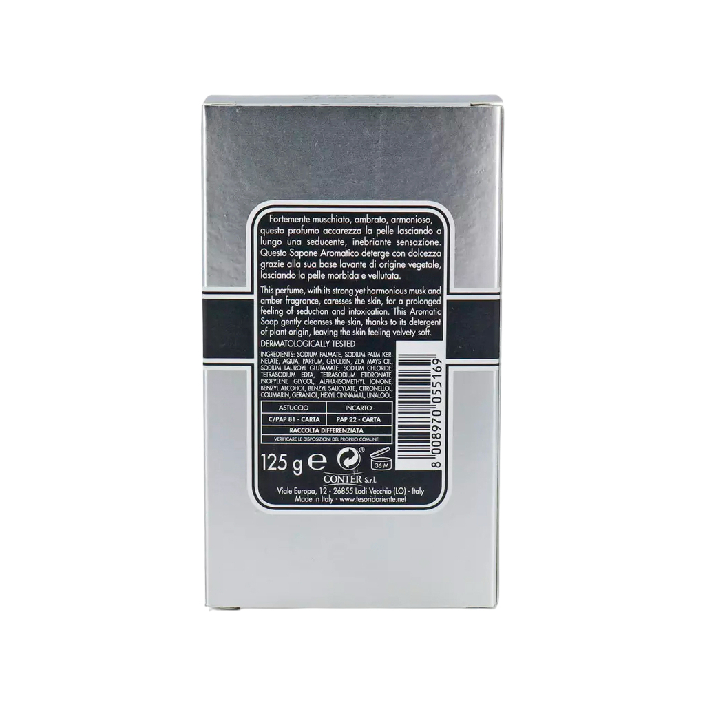 Тверде мило Tesori d'Oriente Білий мускус Парфумоване 125 г (8008970055169) - изображение 3