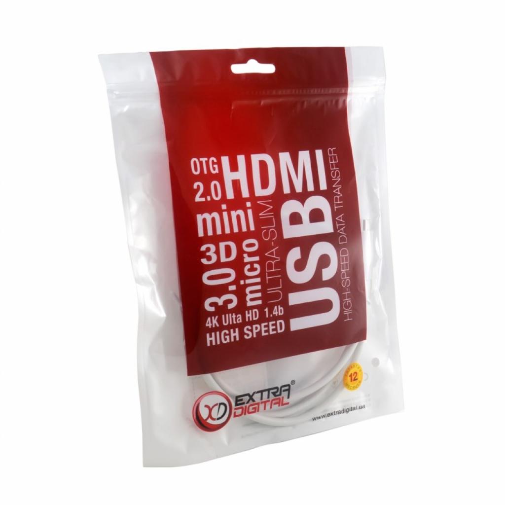 Дата кабель USB-C to USB-C 1.0m USB 3.1 Extradigital (KBU1674) - зображення 5