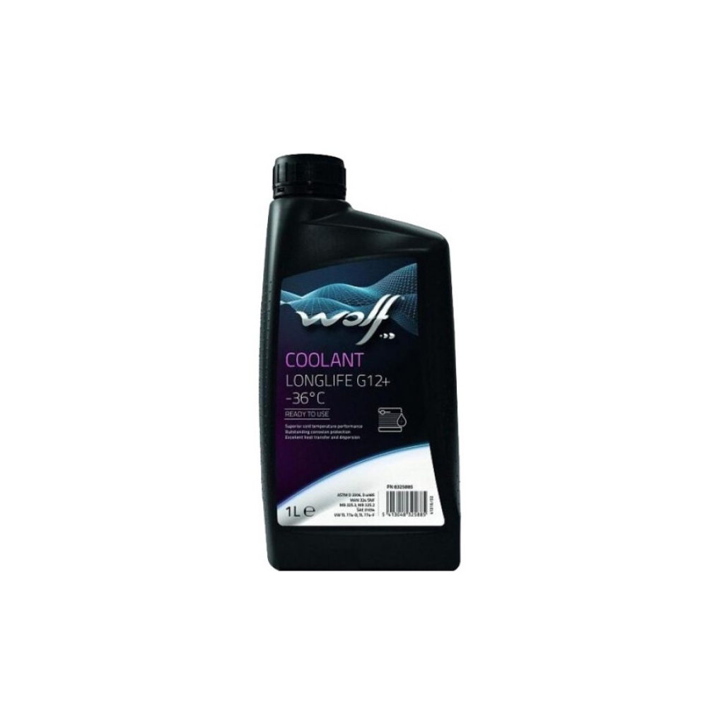 Антифриз Wolf COOLANT LONGLIFE G12+ -36C 1л (8325885) - зображення 1
