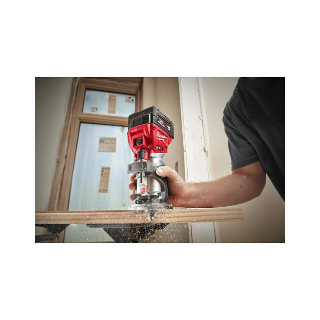 Фрезер Milwaukee кромкувальний M18 FTR8-0X, цанга 6/8мм (4933479073) - изображение 12