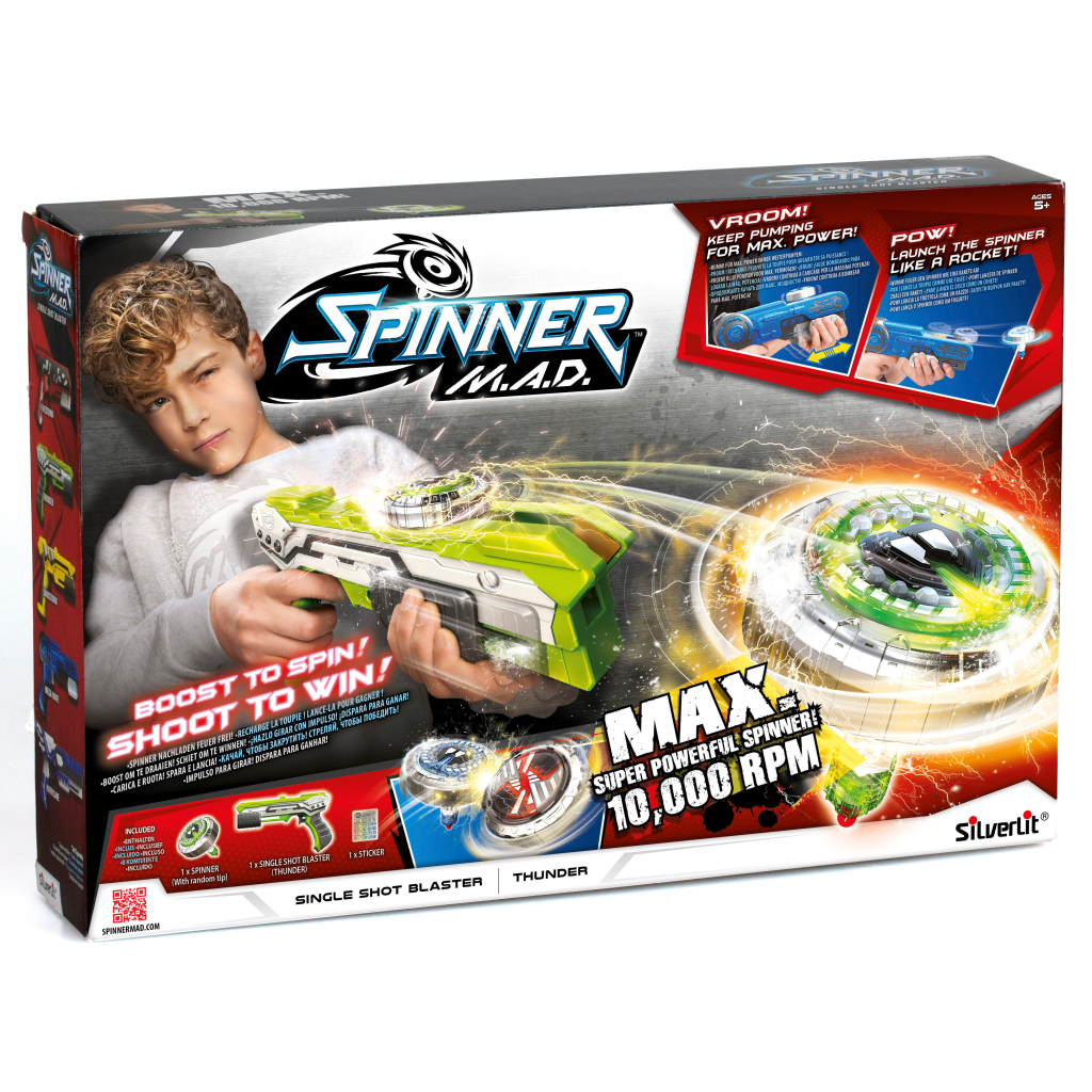 Іграшкова зброя Spinner M.A.D. Бластер: Блискавка (86302) - зображення 4