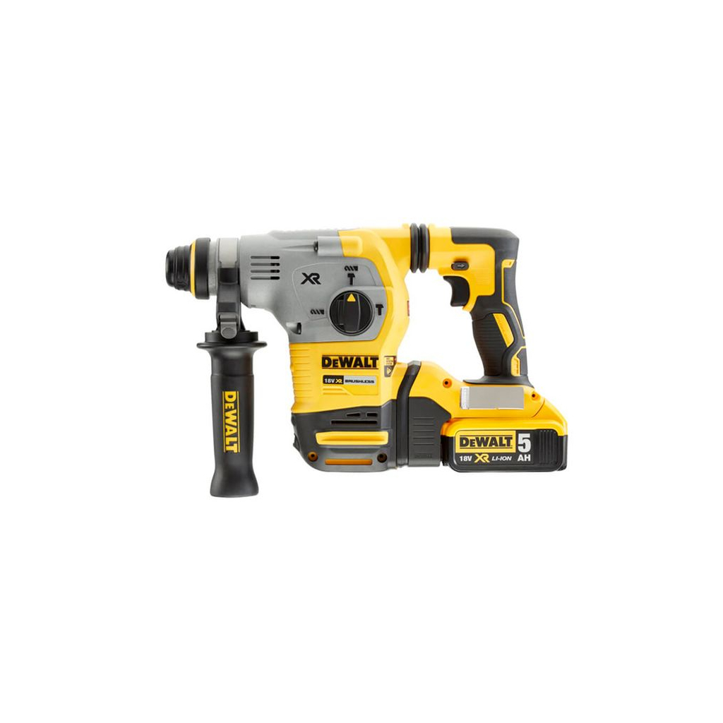 Перфоратор DeWALT безщітковий, SDS-Plus, 18 В, 2.8 Дж, 3 реж. кейс (DCH283P2) - зображення 3