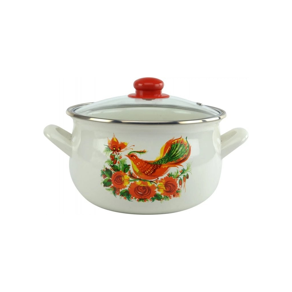 Каструля Gusto GT-T-122-FB Жар-птиця 22 см 5,1 л (96036) - зображення 1