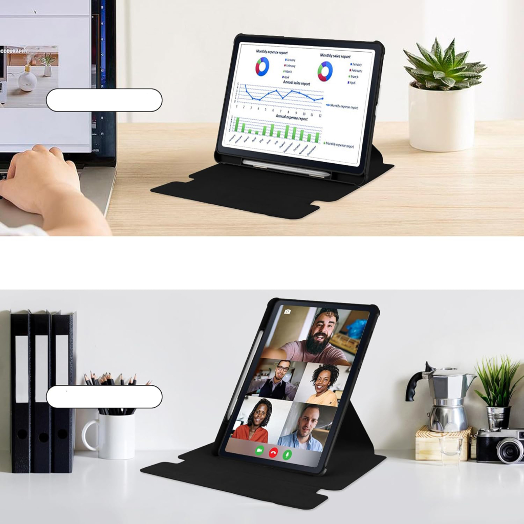 Чохол до планшета BeCover 360° Rotatable + Keyboard Samsung Tab S6 Lite (2024) 10.4" P620/P625/P627 Black (712587) - зображення 7