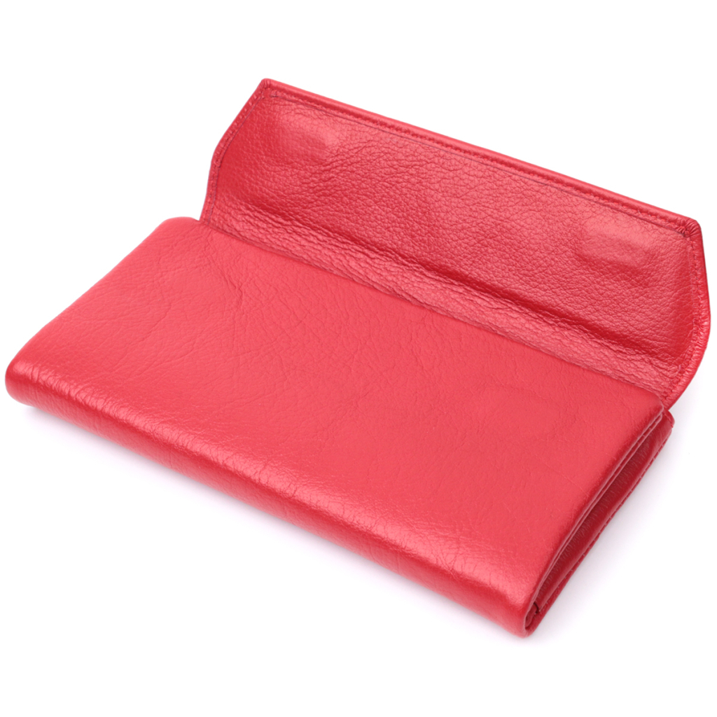 Гаманець ST Leather З натуральної шкіри Червоний (22699) - зображення 8