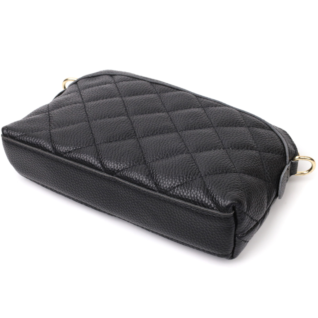 Сумка Vintage З натуральної шкіри Чорна (22315) - зображення 5