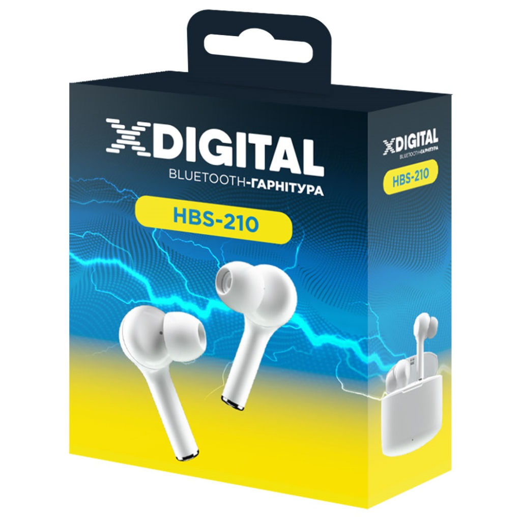 Навушники X-Digital HBS-210 White (HBS-210W) - зображення 8