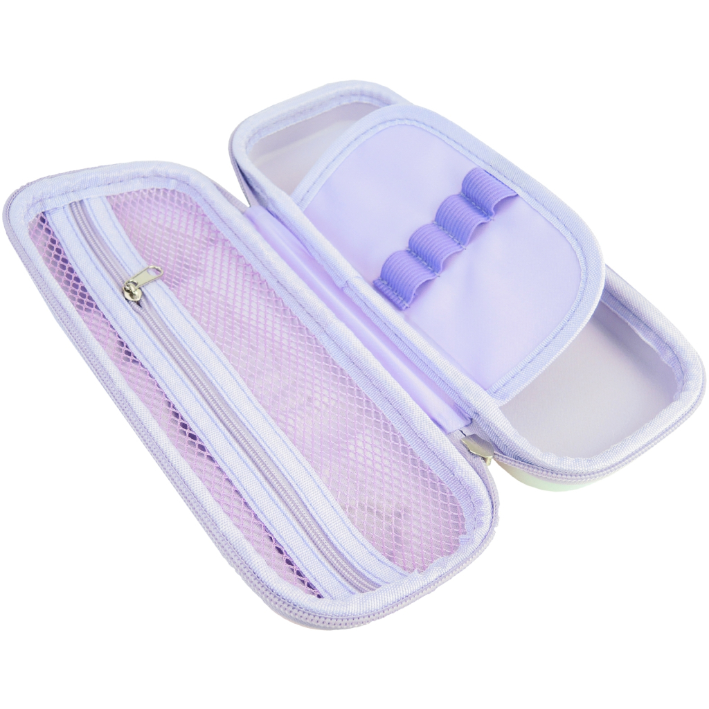 Пенал Cool For School з тисненням 1 відділення Фіолетовий (B-8616-purple) - зображення 2