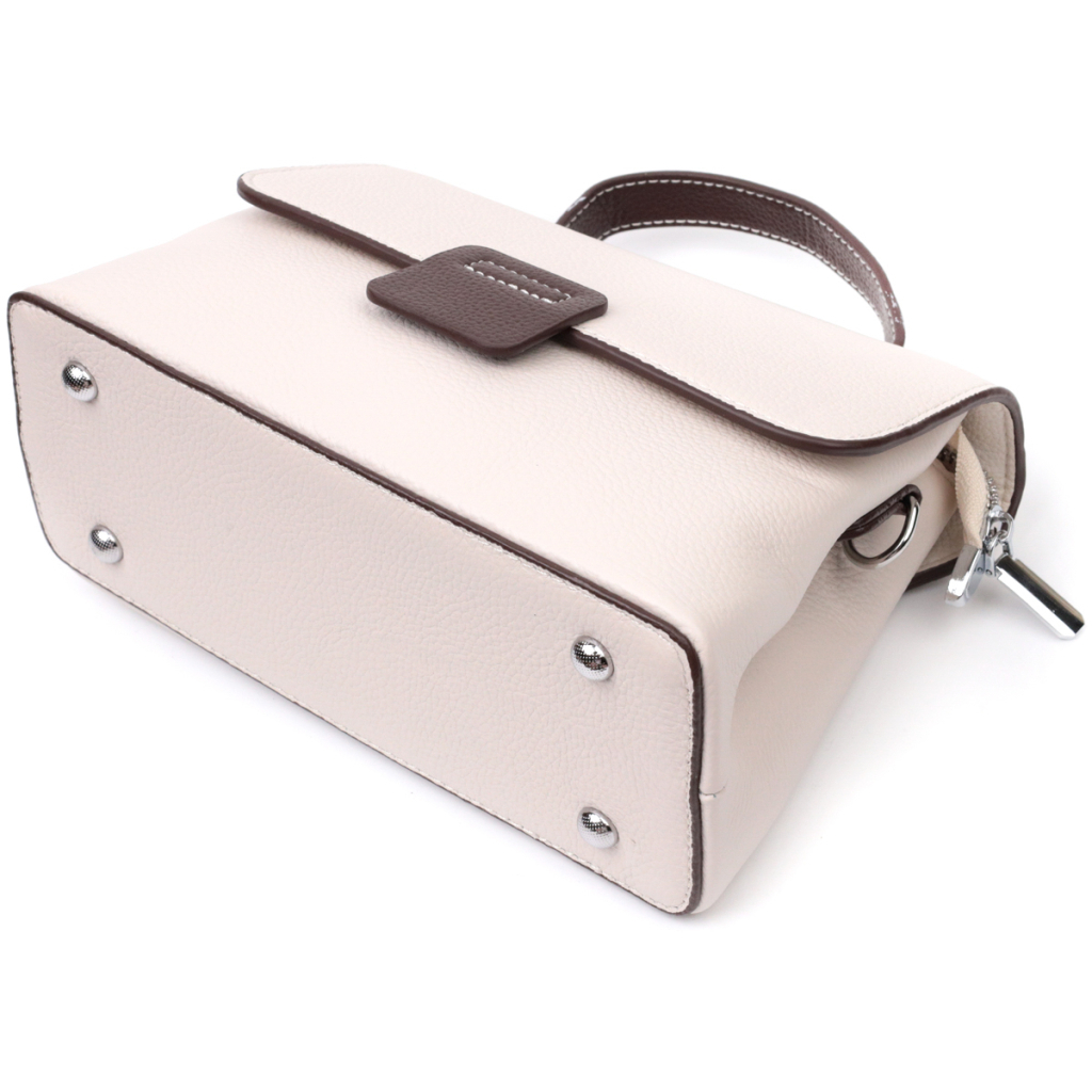 Сумка Vintage З натуральної шкіри Біла (22290) - зображення 5