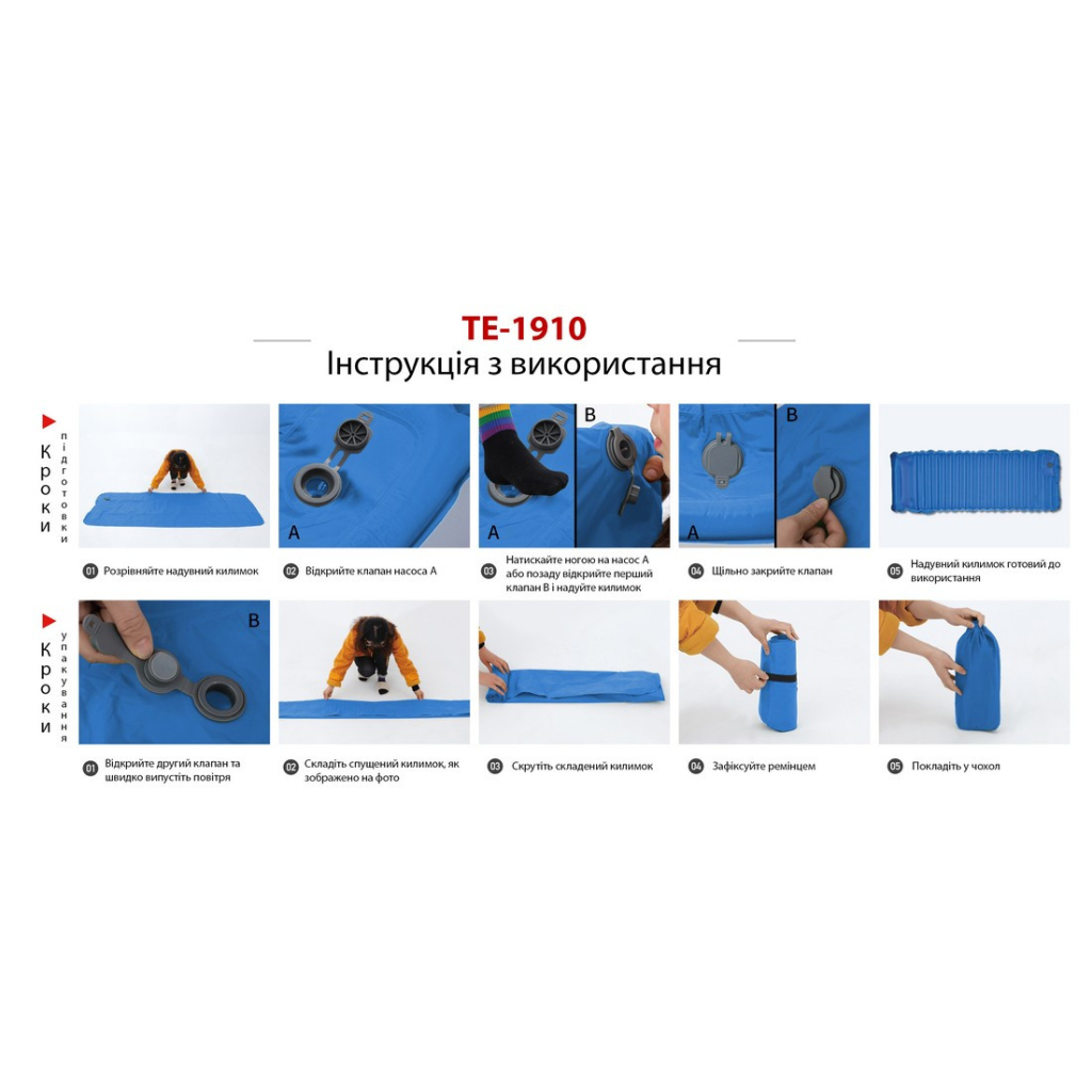 Туристичний килимок Time Eco TE-1910 (4820211101473) - зображення 3