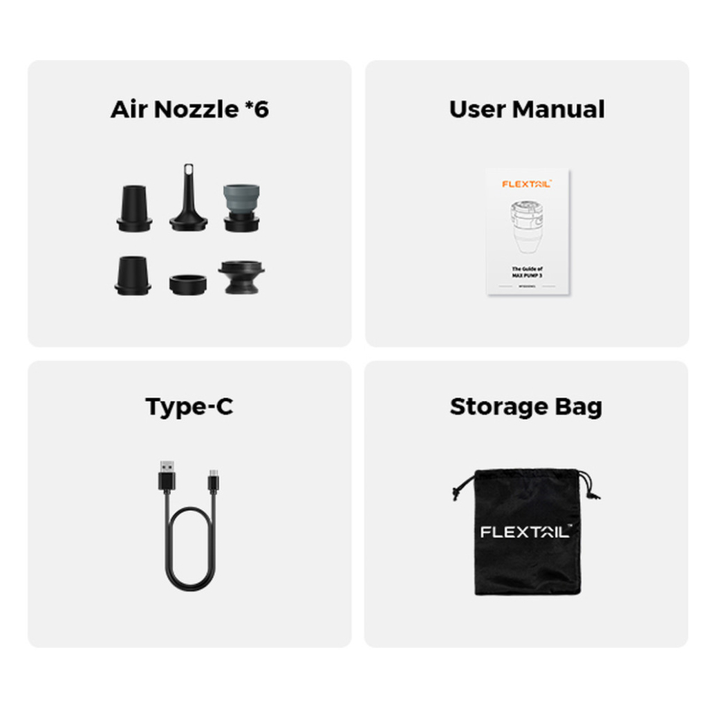 Ліхтар Flextail Max Pump 3 з функцією насосу чорний (MP3G650-BK-i) - зображення 6