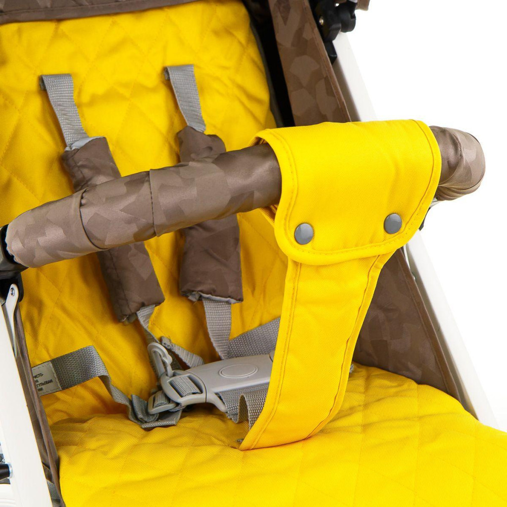 Коляска BabyHit Rainbow D200 Beige Yellow (30 357) - зображення 10