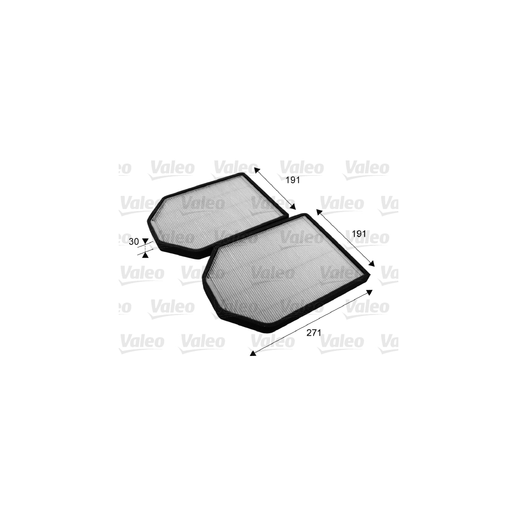Фільтр салону Valeo 698790 - зображення 1