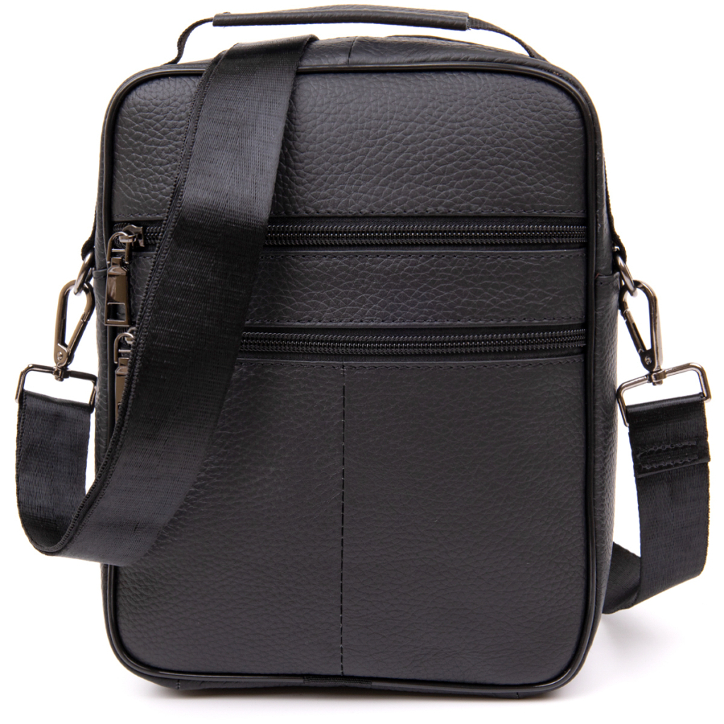 Сумка Vintage Месенджер Чорна (20393) - зображення 2