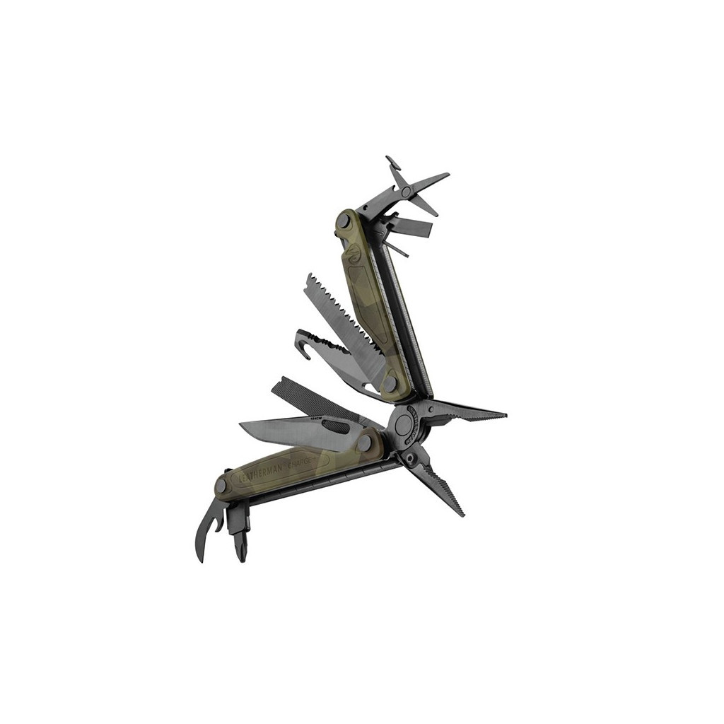 Мультитул Leatherman Charge Plus Camo Forest, синтетичний чохол, карт. коробка (832710) - зображення 2