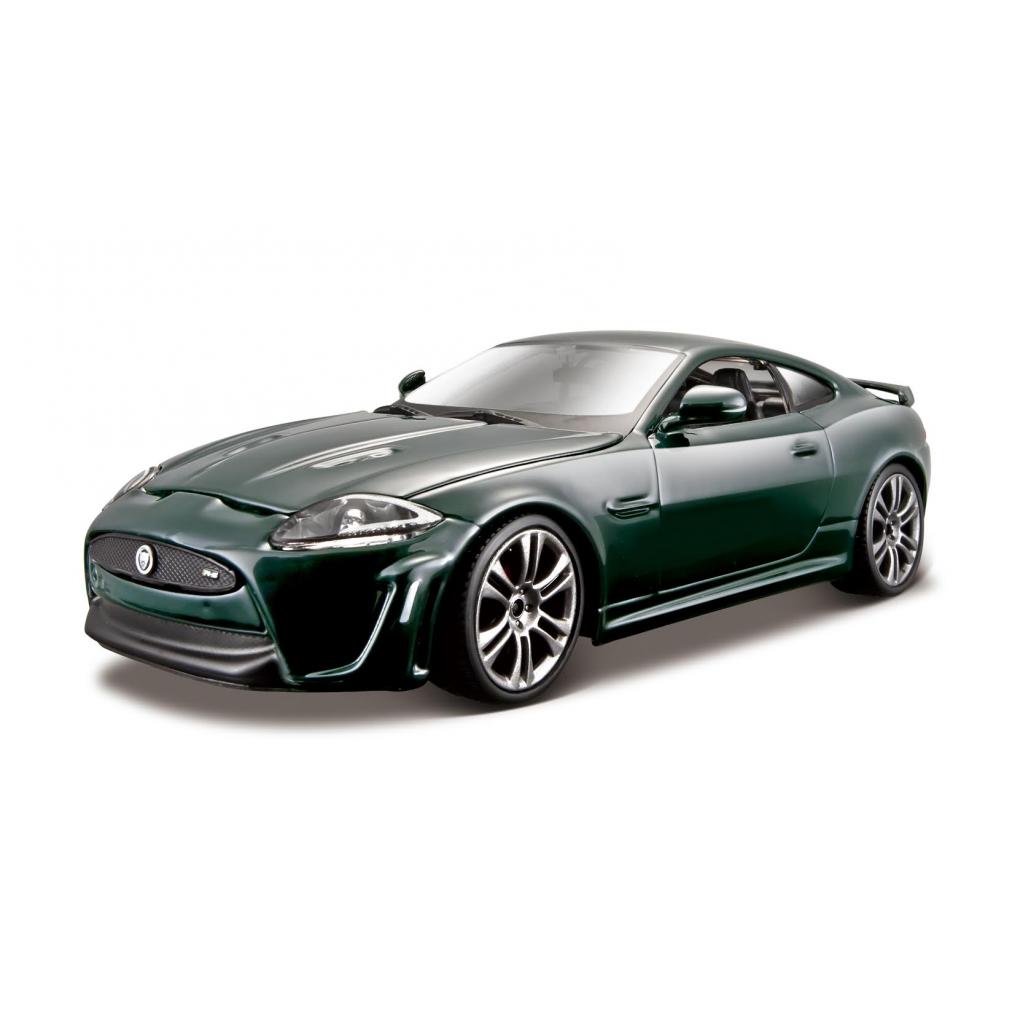 Конструктор Bburago Jaguar XKR-S темно-зеленый 1:24 (18-25118) - зображення 1