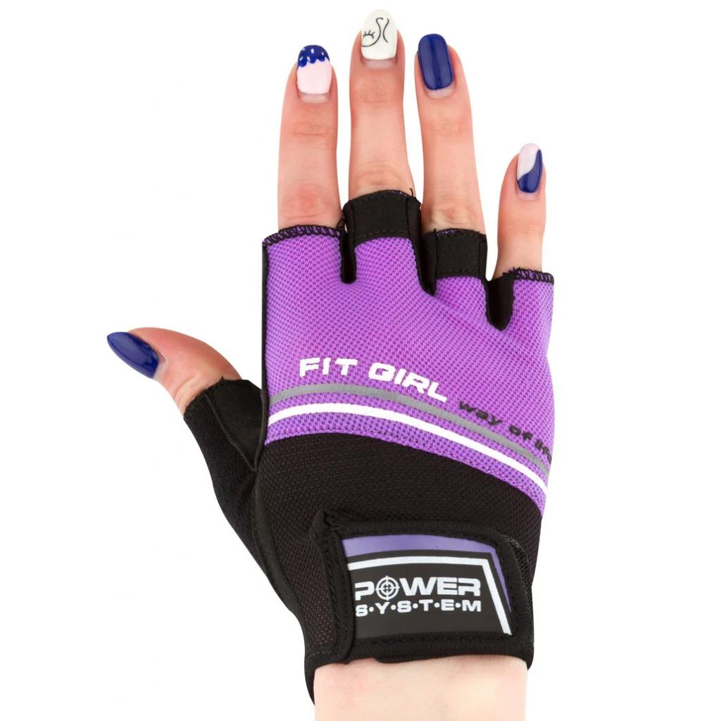 Рукавички для фітнесу Power System Fit Girl Evo PS-2920 XS Purple (PS_2920_XS_Purple) - зображення 2