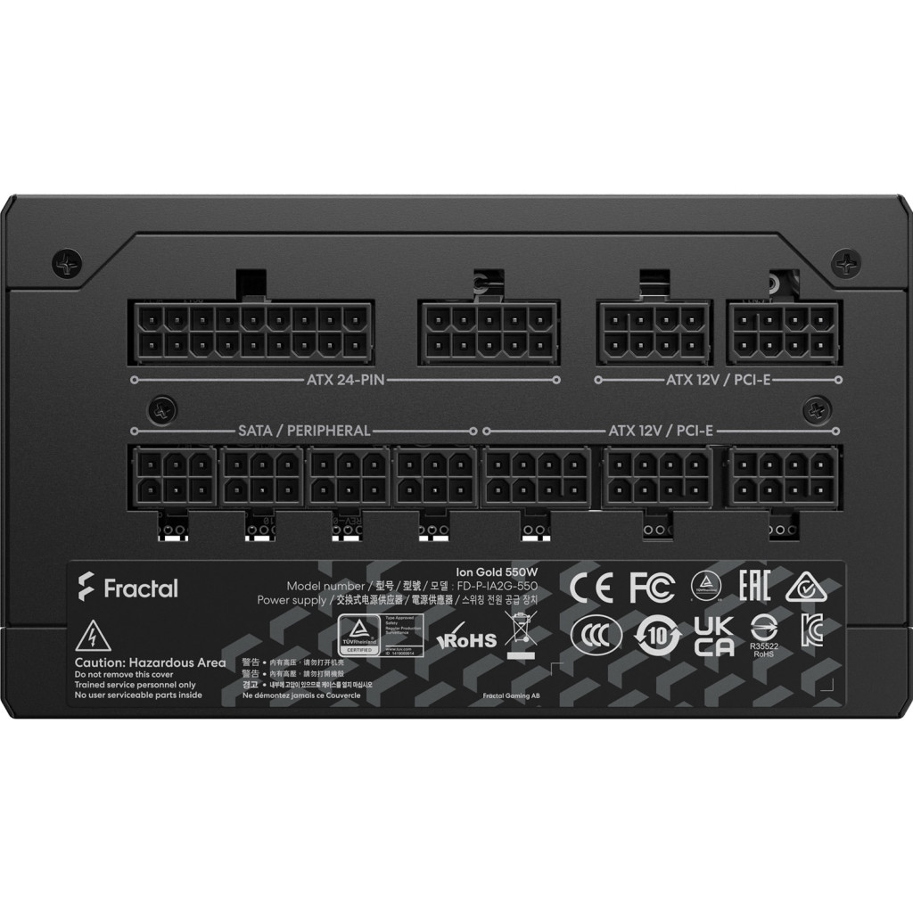 Блок живлення Fractal Design 550W Ion Gold (FD-P-IA2G-550-EU) - зображення 4