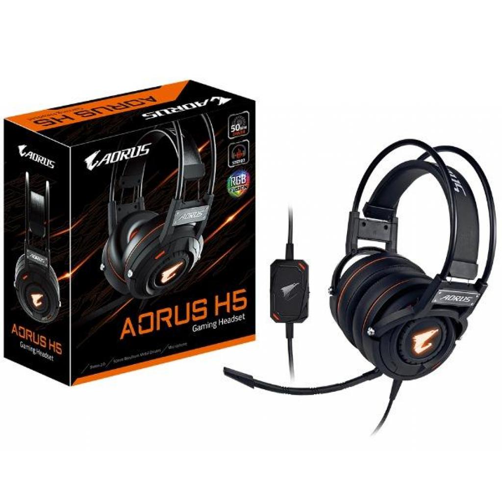 Навушники GIGABYTE Aorus H5 RGB USB - зображення 7