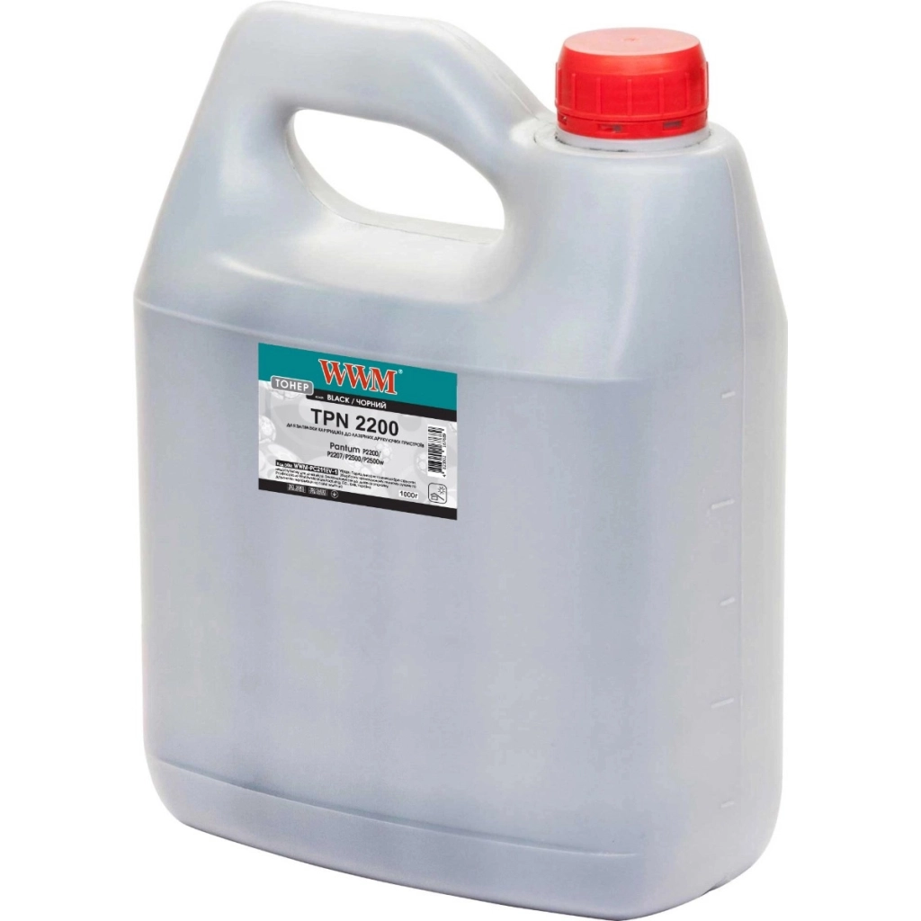 Тонер Pantum P2200/P2207/P2500/P2500w, 1000г Black WWM (WWM-PC211EV-1) - зображення 1