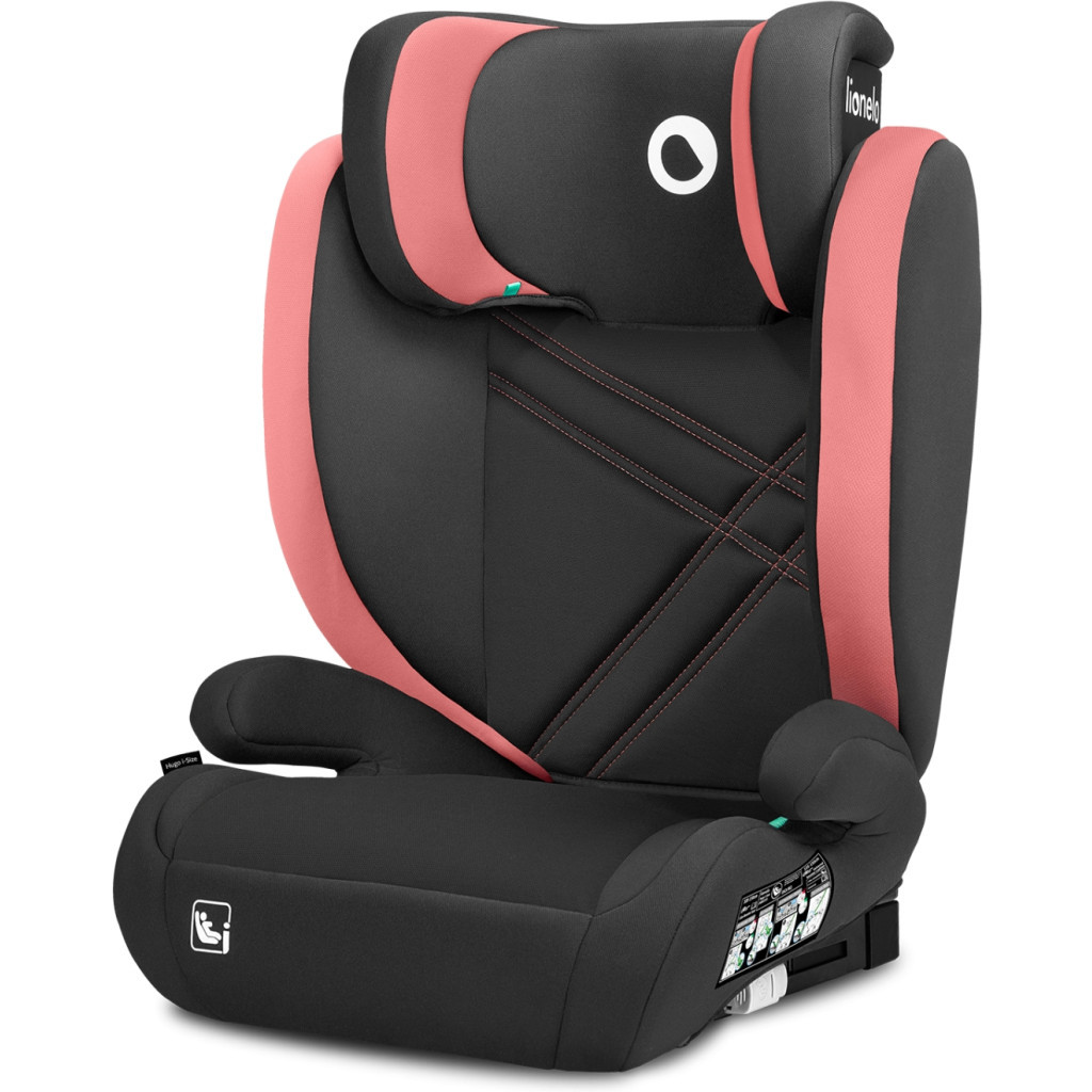 Автокрісло Lionelo Hugo I-Size Pink Baby 15-36 кг, рожеве (LO-HUGO I-SIZE PINK BABY) - зображення 2