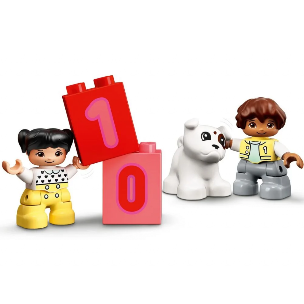 Конструктор LEGO Duplo Потяг із цифрами — вчимося рахувати 23 деталі (10954) - зображення 3