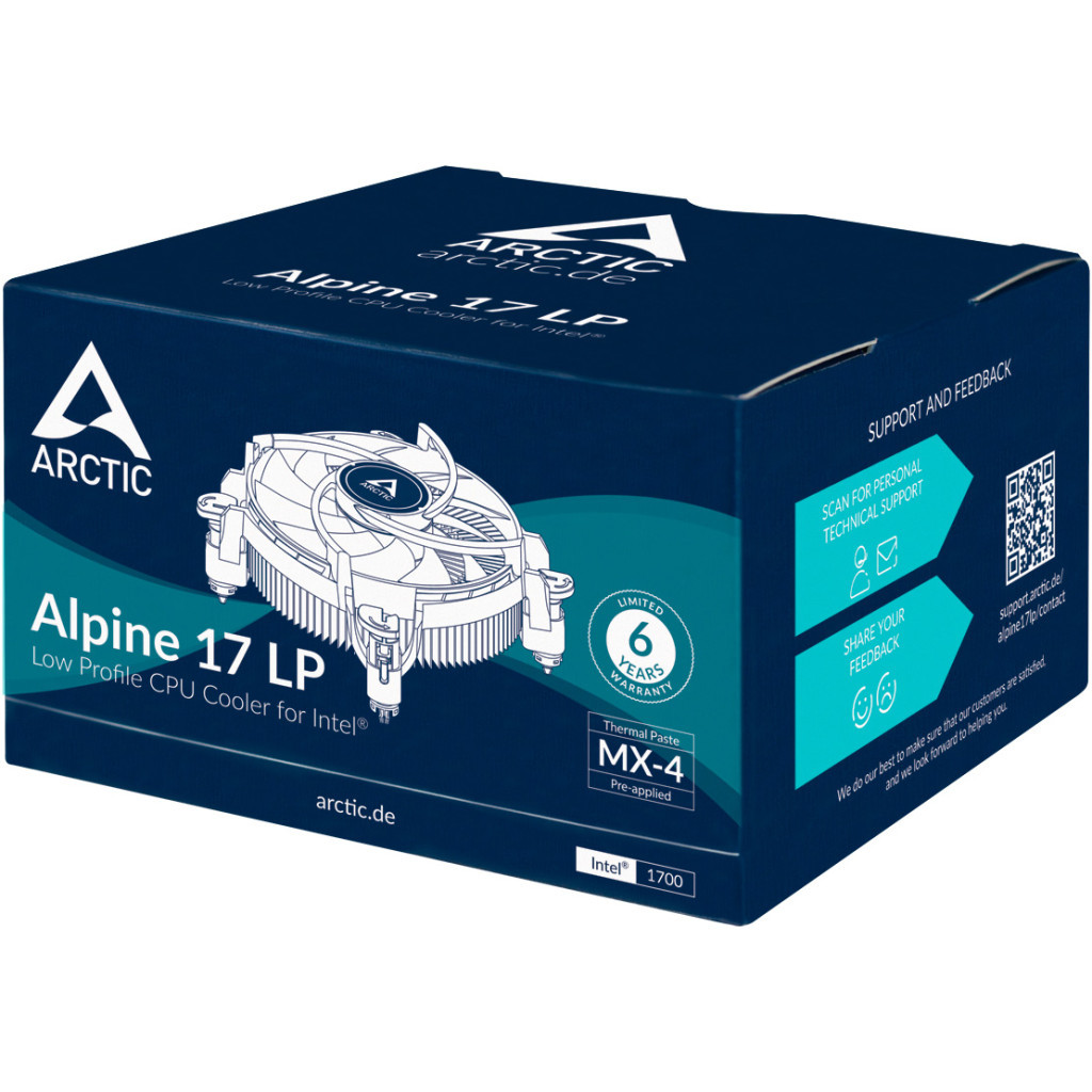 Кулер до процесора Arctic Alpine 17 LP (ACALP00042A) - зображення 6