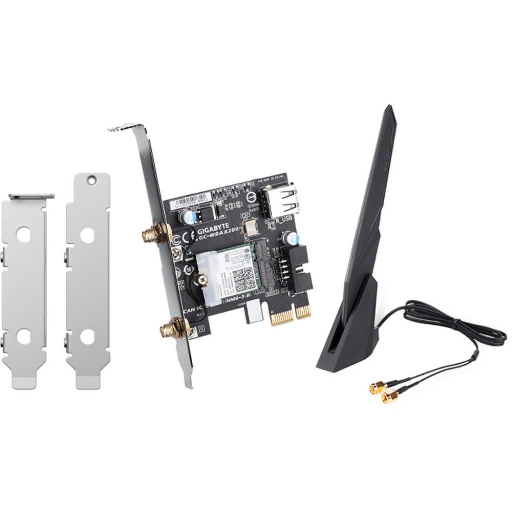 Мережева карта Wi-Fi QNap QXP-W6-AX200 - зображення 4