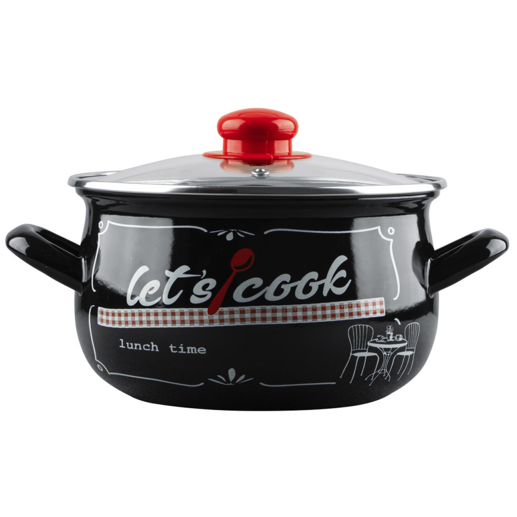 Каструля Gusto "Давайте готувати" Ч 20 см 4,0 л (GT-T-120-LCB) - зображення 1