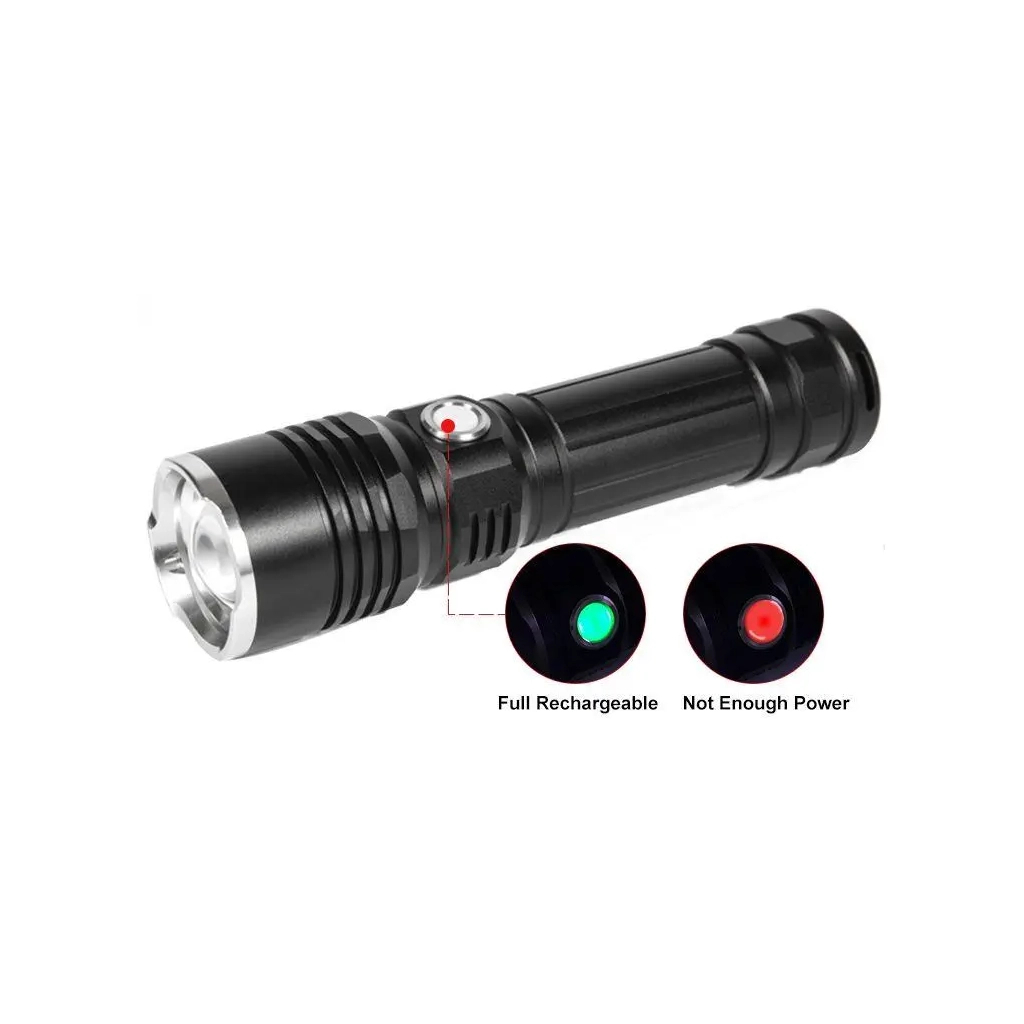 Ліхтар Quantum Solid-M 10W LED з USB box (QM-FL1020-CB) - зображення 2