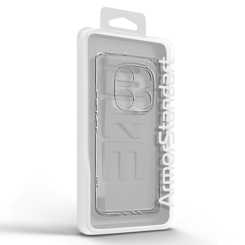 Чохол до мобільного телефона Armorstandart Air Xiaomi Redmi Note 14 Pro 4G / Note 14 Pro 5G Camera cover Clear (ARM79717) - зображення 6
