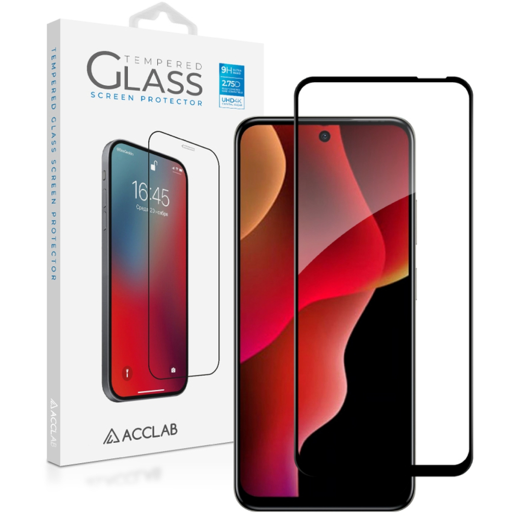 Скло захисне ACCLAB Full Glue Infinix Hot 50i Black (1283126606885) - зображення 1