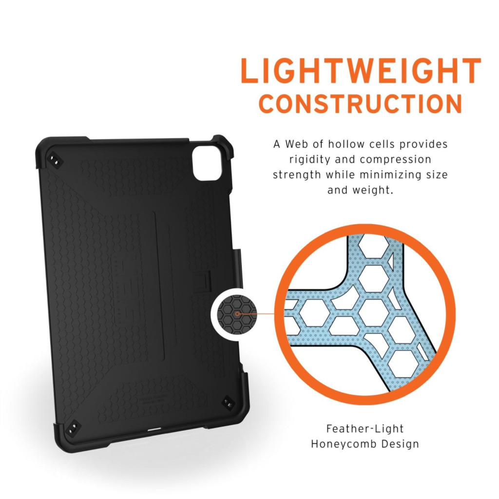 Чохол до планшета UAG iPad Pro 11' (2021) / iPad Air 10.9" (2020) Metropolis, Blac (122996114040) - зображення 8