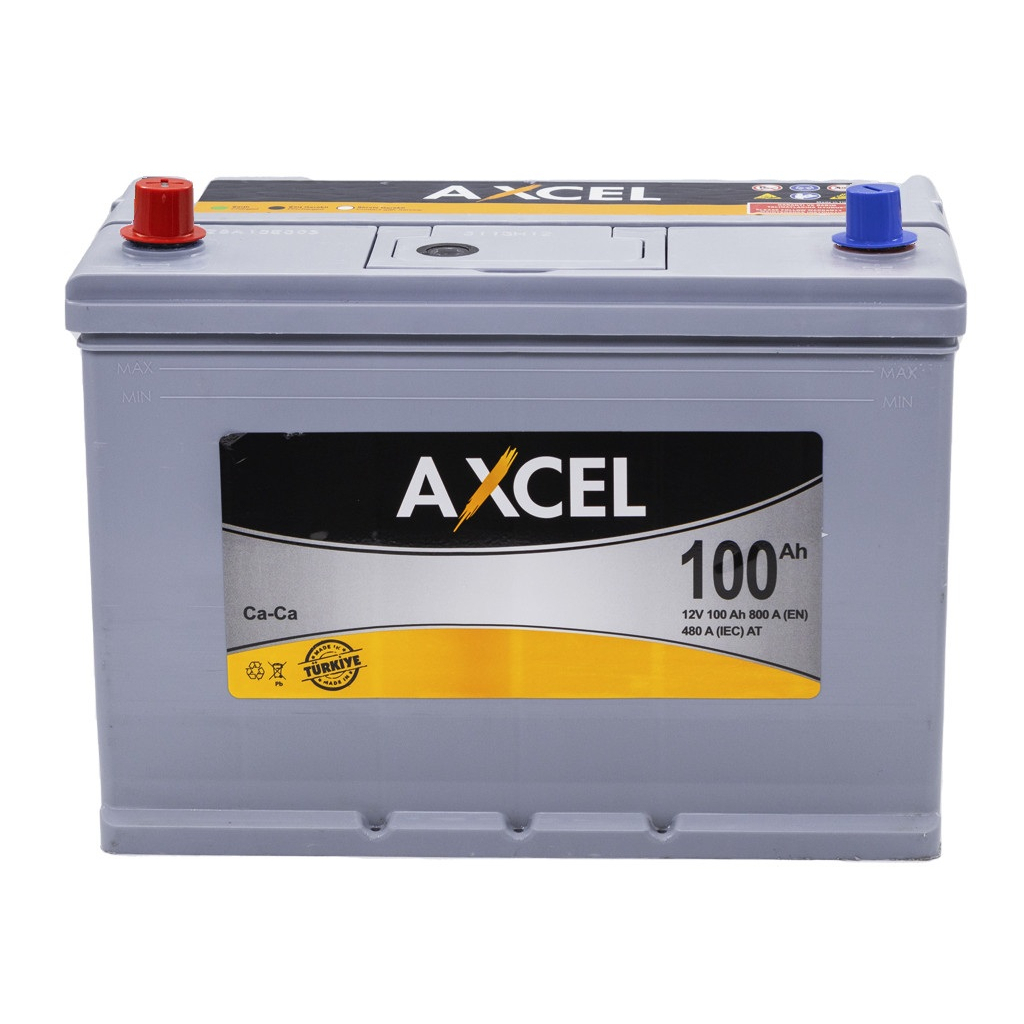Акумулятор автомобільний AXCEL Asia 100A +лів. (N50) (800 пуск) SMF - зображення 1