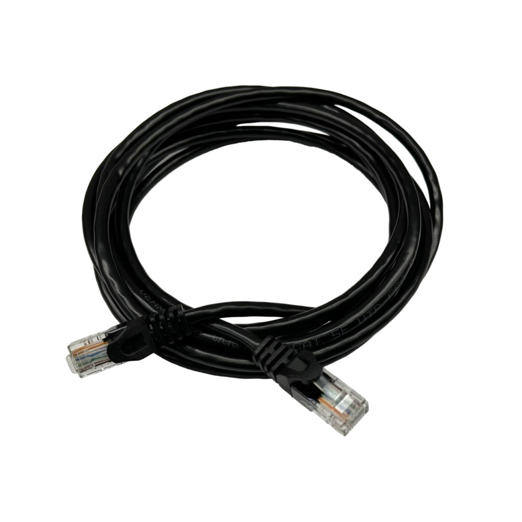 Патч-корд GEAR 1.5м UTP cat.6, CCA, 24AWG, black (GPC-UTPC6CCARJ45-1.5B) - зображення 2
