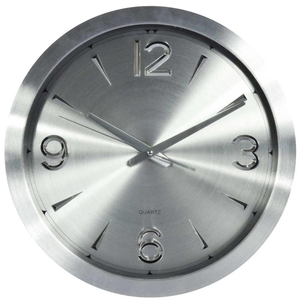 Настінний годинник Technoline Metal Silver (DAS301800) - изображение 1