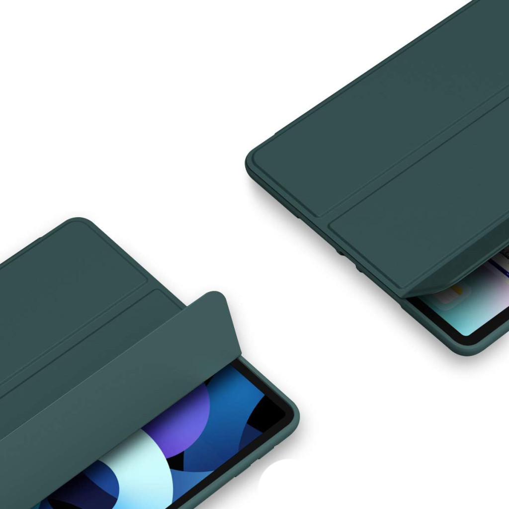 Чохол до планшета BeCover Tri Fold Soft TPU Silicone Apple iPad Air 11" M2/M3 (2024/2025) Dark Green (711406) - зображення 5