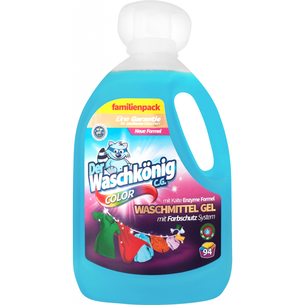 Гель для прання Waschkonig Color 3.305 л (4260418930429) - зображення 1