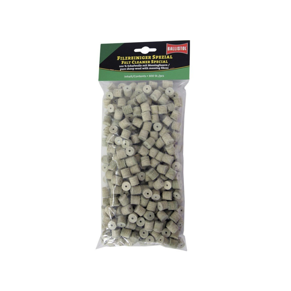 Патч для чищення зброї Ballistol повстяний спеціальний 7 мм 300шт/уп (23205) - изображение 1