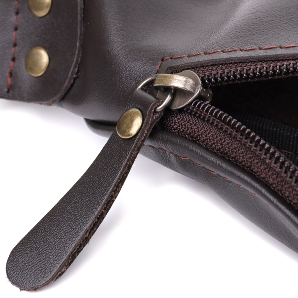 Сумка Shvigel З натуральної шкіри Коричнева (23135) - зображення 7