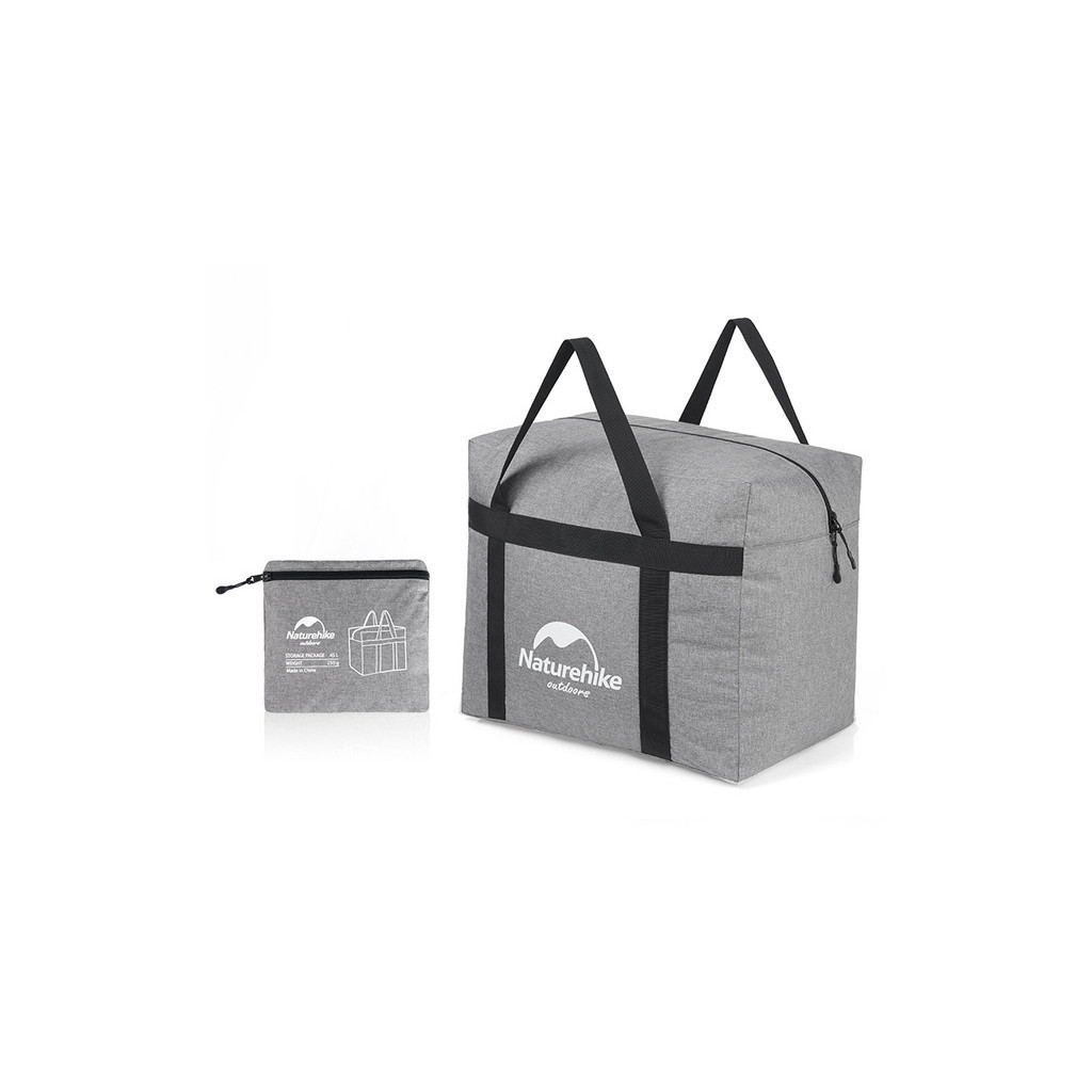 Дорожня сумка Naturehike баул NH17S021-M 45 л сірий (6927595724910) - зображення 1