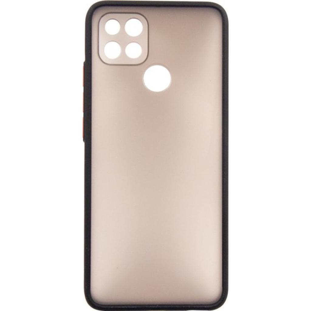 Чохол до мобільного телефона Dengos Matt OPPO A15/A15s, black (DG-TPU-MATT-67) - зображення 1